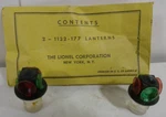 Lionel #1122-177 Switch Lanterns Original Parts Envelope. Fixed Price $21.99.