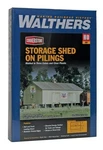 Walthers Ho Storage Shed On Pilings Kit 933-3529. Fixed Price $29.98.