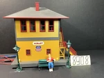 Mth 30-9048 Union Pacific Switch Tower Rail Yard Building Hobart W/figures. Fixed Price $70.00.