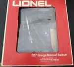Vtg Lionel 6-5021 (left Hand) 027 Gauge Manual Switch With Instructions & Box. Fixed Price $15.31.