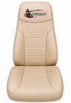 2015 For Peterbilt 389 Day Cab Truck Driver Top & Bottom Leather Seat Cover Tan. Fixed Price $489.00.
