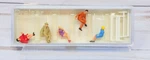 Preiser Mini-figures 14101, Seated Persons People With Benches, 1/87 Ho Scale. Fixed Price $12.95.
