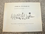 Lionel Postwar Figure Set Instruction Sheet #953-10. Fixed Price $20.00.