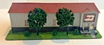 Menards Burlington Northern Locomotive Maintenance Shed Ho Gauge, Used. Fixed Price $95.00.