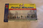 Ho Scale Life-like, Package Of People Walking Figures, #1188 Bnos. Fixed Price $20.00.