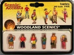 Woodland Scenics HO/HON3 Set Of Tourists (1836). Fixed Price $17.95.
