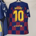 Barcelona 2019/20 Nike Home Football Shirt Lionel Messi 10 Mens Large AJ5532-456. Fixed Price $81.32.