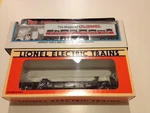 Lionel # 52099 & 52104 1996 St Louis Flat Car W/lrrc Tractor Trailer Nib. Fixed Price $70.00.
