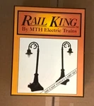 Mth Rail King MT-1031 Die-cast Green Street Lamp Set New Box. Fixed Price $24.95.
