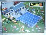 Ho Faller 383 Swimming Pool Set With Actual Water And Moving Swimmers New Box. Fixed Price $99.95.