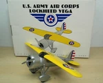 Vintage Speccast Us Army Corps 1932 Lockheed Vega Diecast Airplane Bank. Fixed Price $19.95.