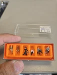 Preiser Painted Figurines Scale 1:160 Passengers Hurrying 79090. Fixed Price $15.00.