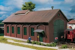 Piko 61823 Ho Scale Burgstein Loco Shed Kit. Fixed Price $21.99.