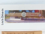 1/160 Scale Gclaser 0311 Lou's Drive-in Building Wood Kit. Fixed Price $37.95.