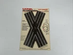 Lionel Gauge 6-5023 45 Degree Crossing Brown. Fixed Price $11.95.