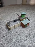Auhagen Ho 11334 Coal Bunker Fully Assembled. Fixed Price $39.99.