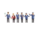 German Railway Staff (6) Ho Gauge Figures Noch 15265. Fixed Price $24.54.