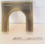 Pre-size PS105 Ho Scale Cast Single Tunnel Portal Concrete Block And Brick. Fixed Price $15.99.