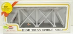 Model Power 112 Ho Scale High Truss Bridge 2-FIGURE With Drink. Fixed Price $15.99.