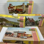 4X Faller Ho Scale Building Kits B-154 B-235 B-214 B-280 Germany Vintage Lot. Fixed Price $125.00.