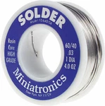 Miniatronics 60/40 Rosin Core Solder 4OZ 113G 10-640-04. Fixed Price $17.98.