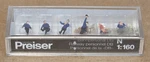 Preiser 1:160 Scale 79144 Railway Personnel Db And 3 Other Figures. Fixed Price $19.95.