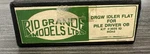 Rio Grande Models HON3 #3025 D&rgw Idler Flat For Pile Driver Ob Kit - Nos!. Fixed Price $47.99.