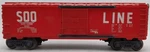 Lionel 6-9207 Gauge Soo Line Boxcar Ex. Fixed Price $8.31.